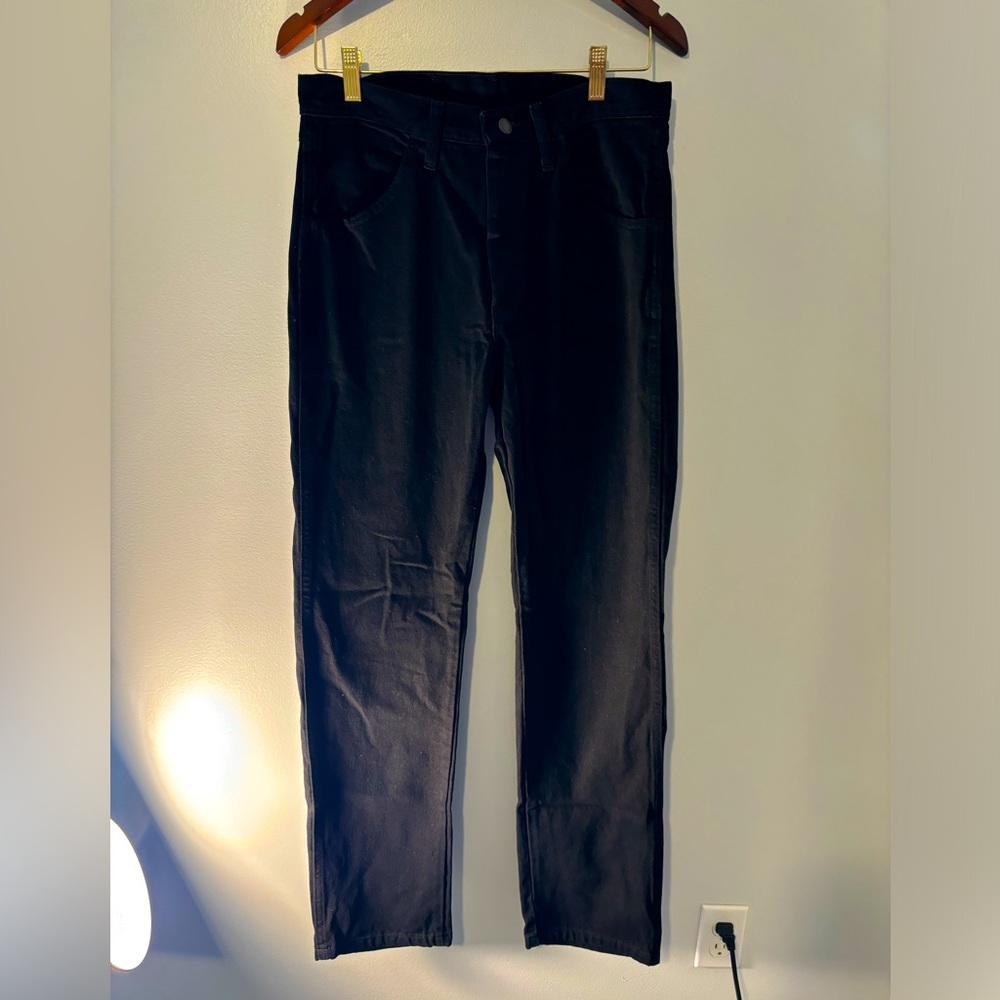 Mens Black Jeans.  30x32.  Rustler